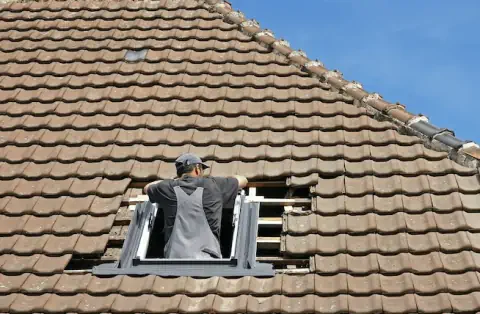 Pose de velux - Montils